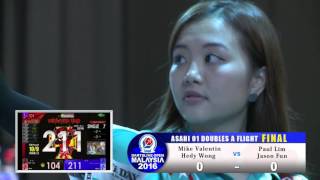 DARTSLIVE OPEN 2016 MALAYSIA ASAHI 01 DOUBLES A FLIGHT FINAL [upl. by Ballinger]