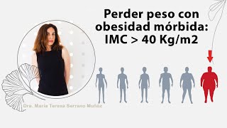 Perder peso con obesidad mórbida IMC mayor a 40 Kgm2 [upl. by Adeline]