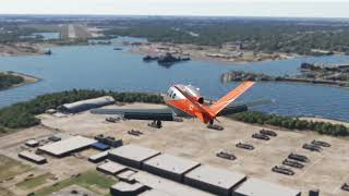 Cirrus Vision Jet Final Approach and Landing Microsoft Flight Simulator [upl. by Ised990]