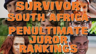 Survivor South Africa  Penultimate Juror Rankings [upl. by Vowel]