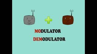 How a MODEM works  Animation [upl. by Eatnoed584]