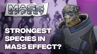 Are Turians the Strongest Species  Mass Effect [upl. by Nrehtak]