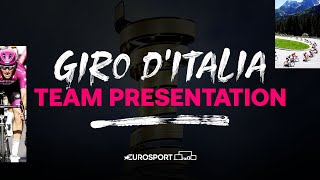 2022 Giro DItalia  Team presentation  Livestream  Eurosport [upl. by Lesak]