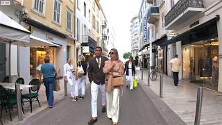 Cannes Walking Tour ProvenceAlpesCôte dAzur France 4K 60fps Ultra HDR [upl. by Milman]