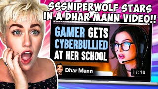 SSSniperWolf BULLIED LIVESTRAMING DharMann REACTION With thatgirlmair [upl. by Aihgn]