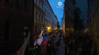 Velvet Revolution Anniversary Czech Republicshorts prague velvetrevolution [upl. by Sprung]