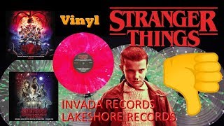 Présentation des vinyles de Stranger Things Bande originale instrumentale [upl. by Nymsaj]