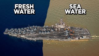 How Aircraft Carriers Turn Seawater Into Fresh Drinking Water At Sea [upl. by Llevra]