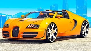 GTA 5 vs REAL LIFE BUGATTI VEYRON SUPER CAR CHALLENGE [upl. by Notsuj]