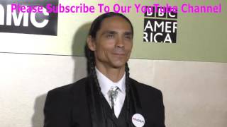 Zahn McClarnon at the AMC Networks Emmy After Party at BOA Steakhouse in West Hollywood [upl. by Ardnuhs]