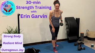 30Min Strength Training with Erin Garvin [upl. by Rahr260]