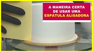 A MANEIRA CERTA DE USAR UMA ESPÁTULA ALISADORA [upl. by Waligore]