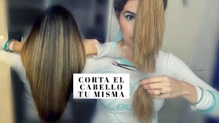 ✂️Como cortar el cabello en casa✂️Hazlo tu mismaHow to cut your hair at homeDIY [upl. by Harret]