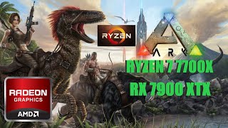 ARK Survival Evolved ryzen 7 7700x  rx 7900 xtx 1440p Epic settings no commentary [upl. by Sheffield484]