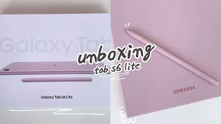 Unboxing Samsung Tab S6 Lite 2024  elimes daily [upl. by Nepsa]