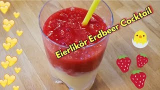 Eierlikör Erdbeer Cocktail [upl. by Efioa]