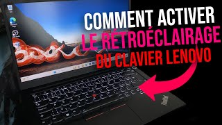 Comment activer le clavier lumineux Lenovo  Rétroéclairage du clavier Lenovo  Lenovo ThinkPad [upl. by Iruyas]