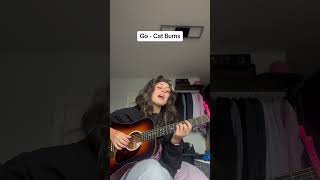 Go Cat Burns acoustic cover Saibh Skelly music singer dublin busker cover guitar [upl. by Darreg413]