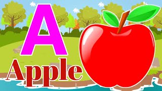 A for apple  ए फाॅर एप्पल  phonics song  a for apple b for ball  nursery rhymes  a for apple [upl. by Esac228]