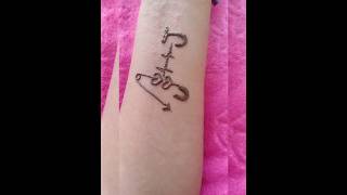 ✨ J ✨ alphabet mehndi tattoo design mehndidesign trending mehandi [upl. by Eeliab181]