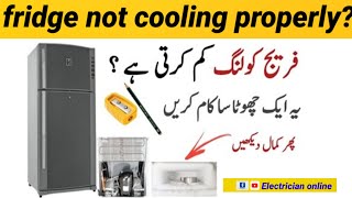 Fridge cooling problemfridge not cooling properly complete solution at home [upl. by Abas]