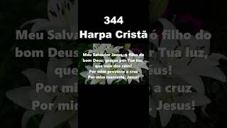 UM AMIGO ENTRE OS LÍRIOS 344 Harpa Cristã [upl. by Noterb]