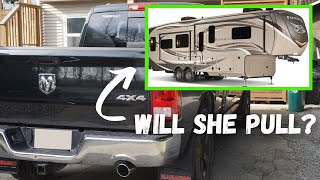 RAM 1500 MAX Towing Capacity 10600 lbs  Can You Pull a Fifth Wheel Camper Trailer [upl. by Jephthah33]