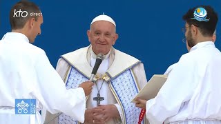 Messe présidée par le pape François au stade Vélodrome de Marseille [upl. by Aivonas]