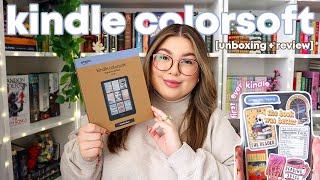 unboxing the KINDLE COLORSOFT 📚✨🍵 setup accessories demo amp first impressions [upl. by Thisbe]