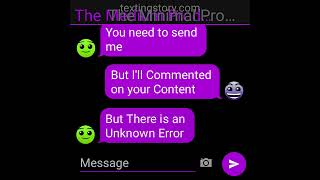 Texting Story to GoodUserMinimal [upl. by Uke]