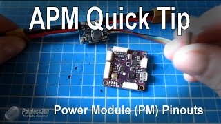 APM Quick Tip Different Pinouts for the Power Module PM Warning [upl. by Casilde672]