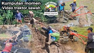 Kumpulan momen terbaik traktor sawah Olaychannel part 8 [upl. by Eidroj704]