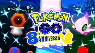 8th Anniversary Party Event Shiny Pokémon Special Raids Timed Research Tickets Pokémon go [upl. by Dorison215]