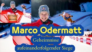 Olympiasieger und GSWeltcupsieger Marco Odermatt Geheimnis 10 Rennen in Folge zu gewinnen [upl. by Adaj]