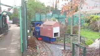 Model Village moving on miniature railway train [upl. by Cordelie]