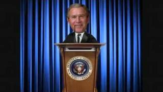 a Jonathan Digital Short Cartoon President Bush On The Economy [upl. by Kcirad]