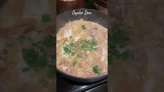 Oyako Don oyakodon rice egg japanese yum cooking lifestyle [upl. by Arretal]