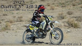 2023 AMA District 37 AMA Hare And Hound Check Chase Tallon Smith POV [upl. by Ward]