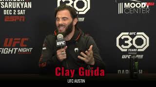 Clay Guida full prefight UFC Austin media day interview [upl. by Ransom364]