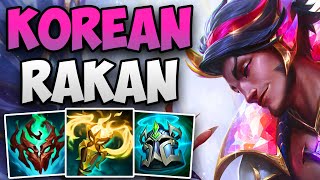 KOREAN CHALLENGER RAKAN SUPPORT FULL GAMEPLAY  CHALLENGER RAKAN SUPPORT GAMEPLAY  Patch 1324 S13 [upl. by Rehpotsyrk]