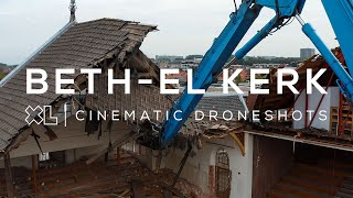 Sloopwerkzaamheden Beth El Kerk Sliedrecht  4K Drone Video [upl. by Yvonner]