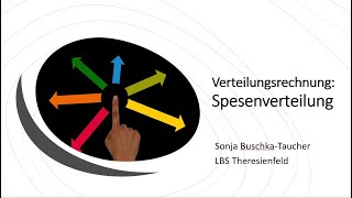 VERTEILUNGSRECHNUNG SPESENVERTEILUNG [upl. by Scheck]