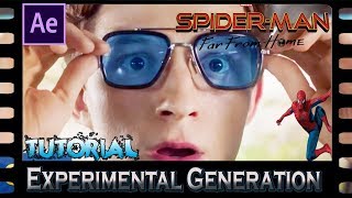 Spiderman Far From Home EDITH Effect  Adobe After Effcts TUTORIAL [upl. by Allicsirp]