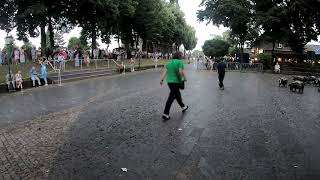 Schützenfest in der Zollfeste Zons 2024 Der Paradeplatz im Regen Der Zapfenstreich fällt hier aus [upl. by Aniaz55]