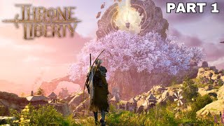 Throne and Liberty Gameplay Walkthrough Part 1 No Commentary [upl. by Surtimed238]