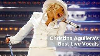 Christina Aguileras Best Live Vocals [upl. by Derraj]