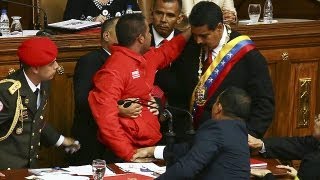 Maduro tras el quotsustoquot en su investidura quotPodían haberme disparadoquot [upl. by Eoin]