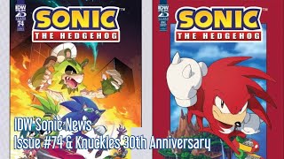 IDW Sonic News Issue 74 amp Knuckles 30th Anniversary [upl. by Jenna]