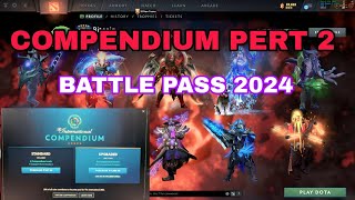 DOTA 2 BATTLE PASS COMPENDIUM PART 2 [upl. by Arnie]