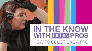 How to Color Your Hair at Home Like a Pro with Zotos Professional® [upl. by Ahsenrat]